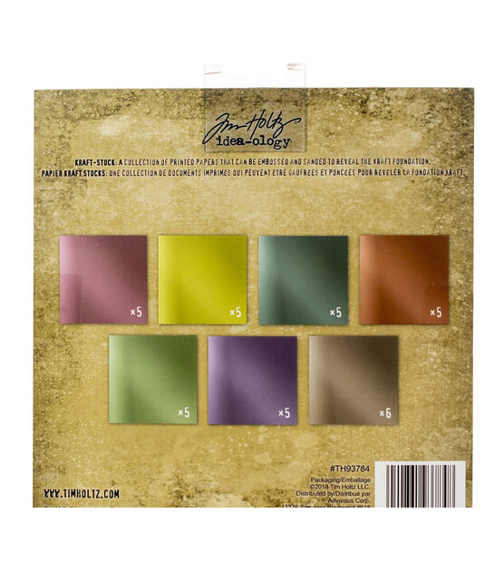 metallic Tim Holtz Advantus Kraft-Stock Mtllic Confections Printed Paper metallic Tim Holtz Advantus Kraft-Stock Mtllic Confections Printed Paper
